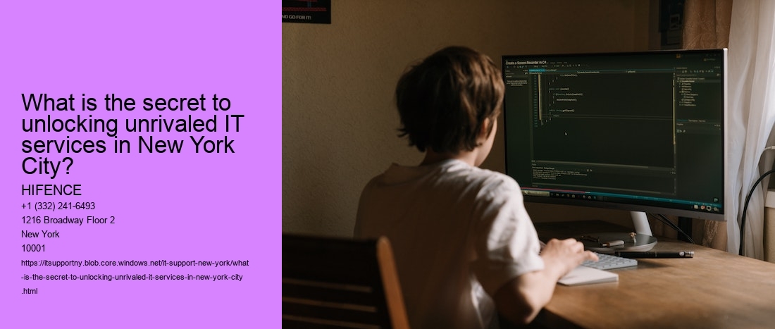 What is the secret to top-notch IT support in New York City?
