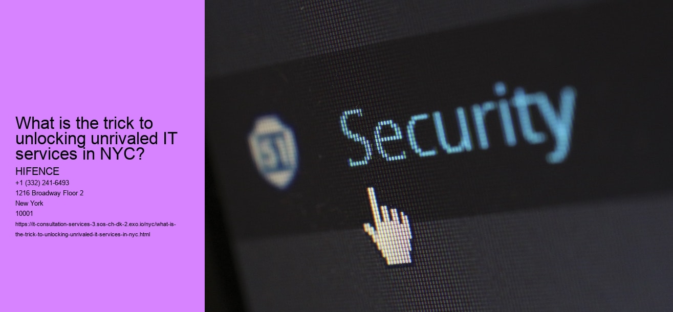 What is the trick to top-notch IT sustain in NYC?