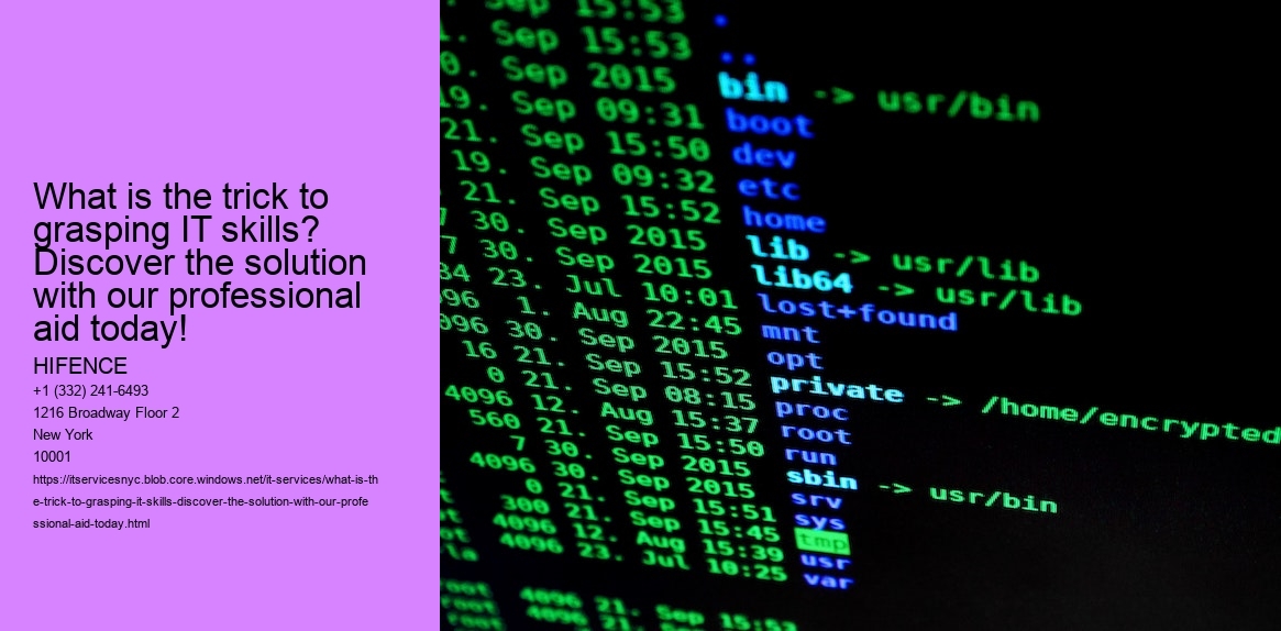 What is the trick to top-notch IT sustain in New York City?