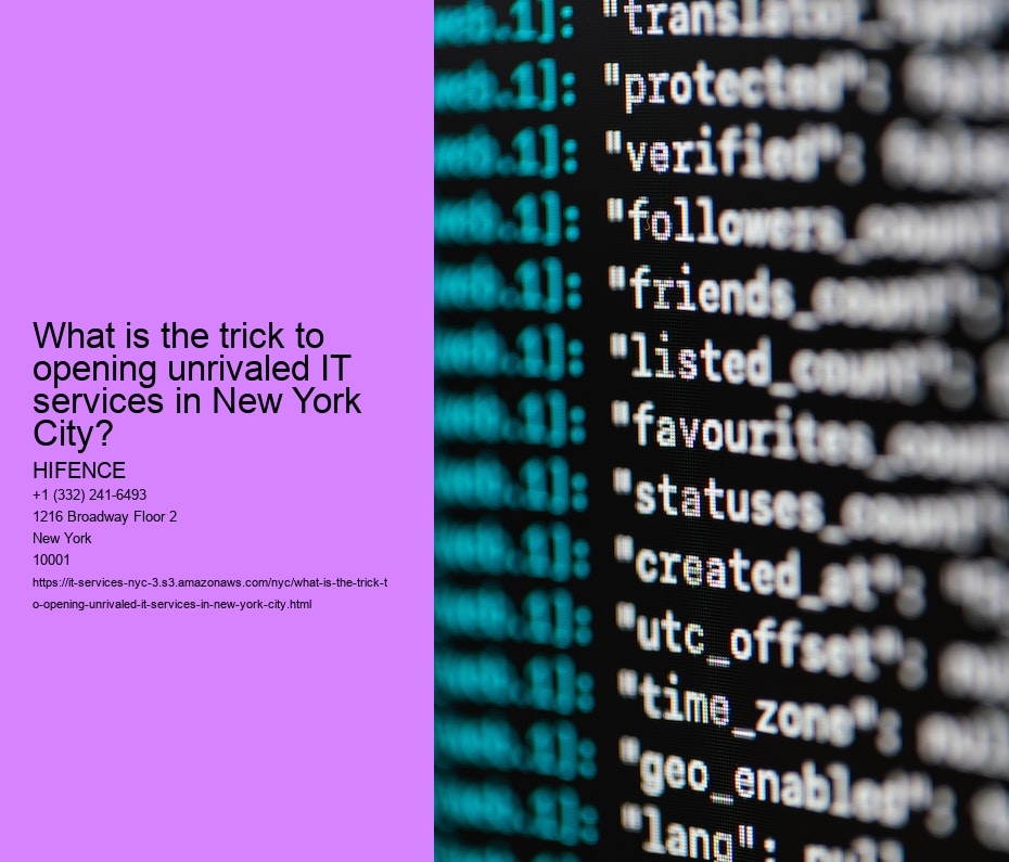 What is the trick to top-notch IT support in New York City?